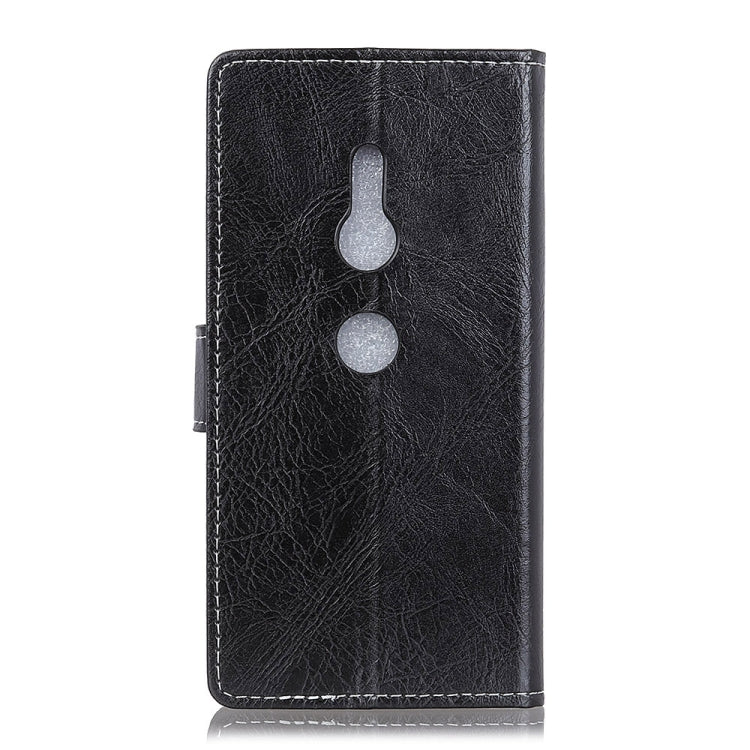 Retro Crazy Horse Texture Horizontal Flip Leather Case for Sony Xperia XZ3, with Holder & Card Slots & Wallet & Photo Frame
