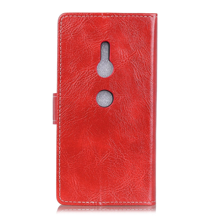 Retro Crazy Horse Texture Horizontal Flip Leather Case for Sony Xperia XZ3, with Holder & Card Slots & Wallet & Photo Frame