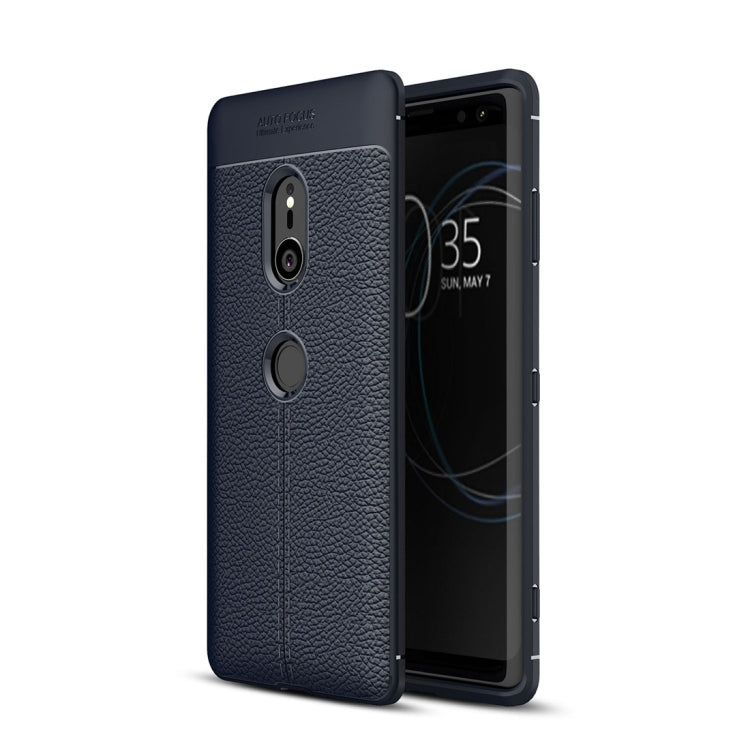 Litchi Texture TPU Shockproof Case for Sony Xperia XZ3