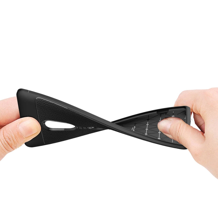 Litchi Texture TPU Shockproof Case for Sony Xperia XZ3