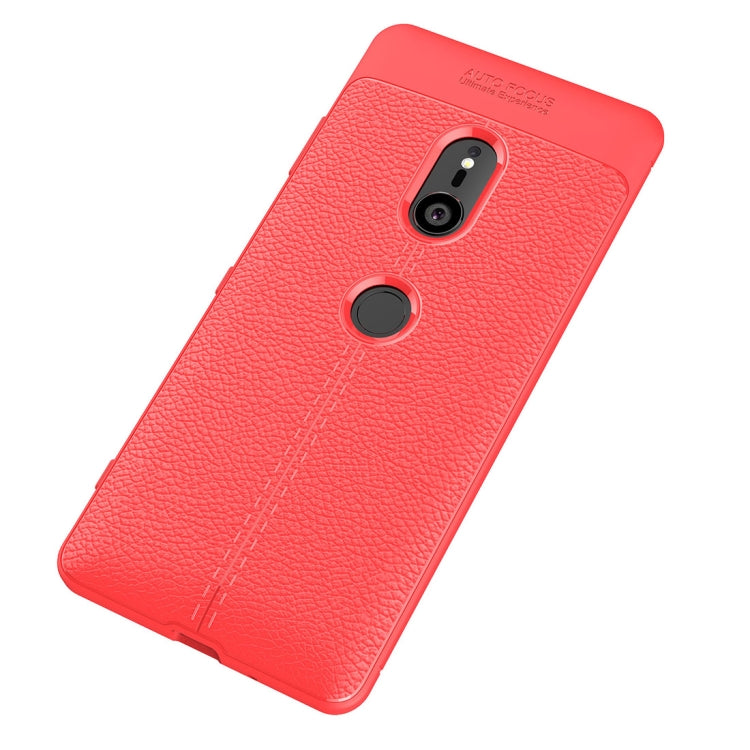 Litchi Texture TPU Shockproof Case for Sony Xperia XZ3