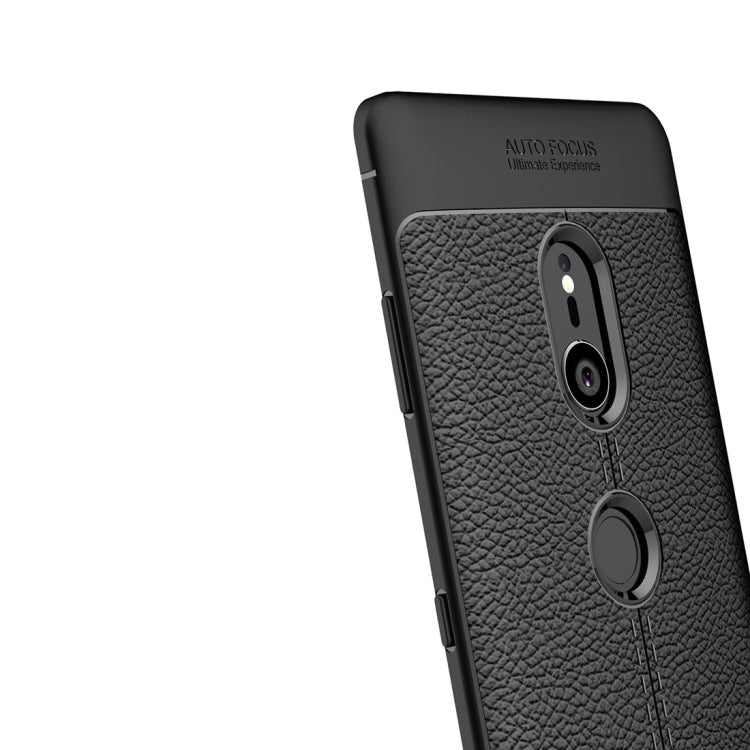 Litchi Texture TPU Shockproof Case for Sony Xperia XZ3