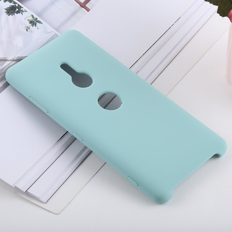 Solid Color Liquid Silicone Shockproof Soft Case for Sony Xperia XZ3