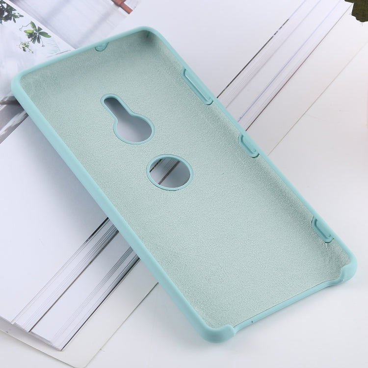 Solid Color Liquid Silicone Shockproof Soft Case for Sony Xperia XZ3