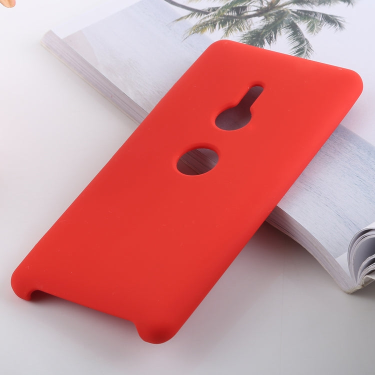 Solid Color Liquid Silicone Shockproof Soft Case for Sony Xperia XZ3