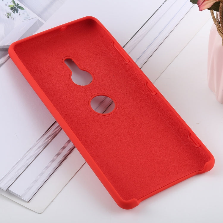 Solid Color Liquid Silicone Shockproof Soft Case for Sony Xperia XZ3