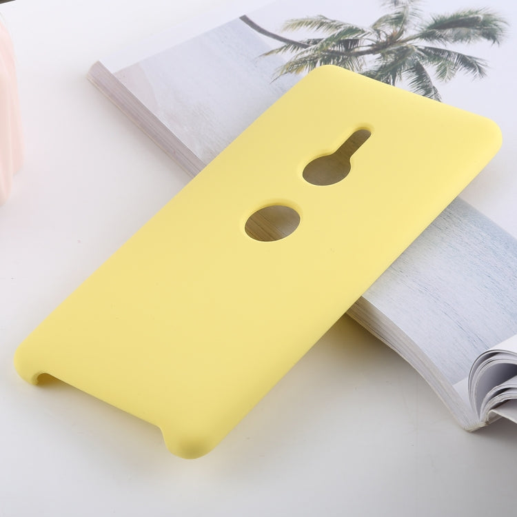 Solid Color Liquid Silicone Shockproof Soft Case for Sony Xperia XZ3