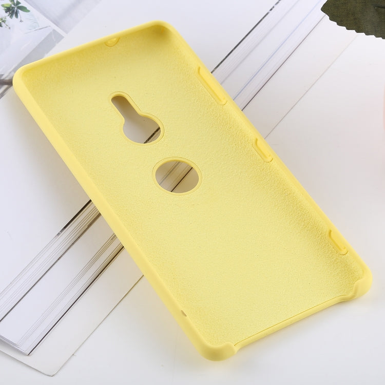 Solid Color Liquid Silicone Shockproof Soft Case for Sony Xperia XZ3