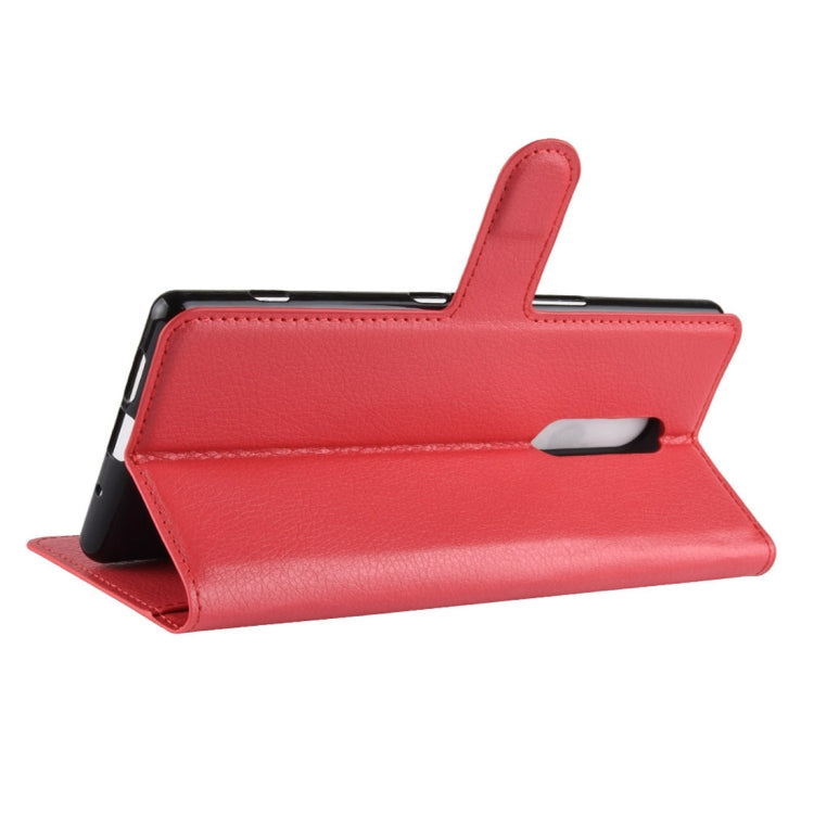 Litchi Texture Horizontal Flip Leather Case for Sony Xperia XZ4 / Xperia 1, with Wallet & Holder & Card Slots