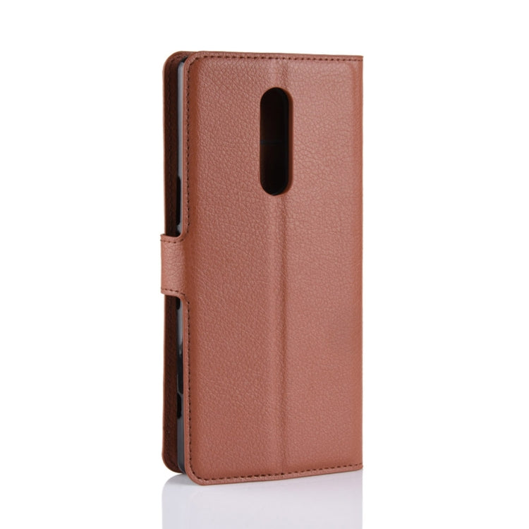 Litchi Texture Horizontal Flip Leather Case for Sony Xperia XZ4 / Xperia 1, with Wallet & Holder & Card Slots