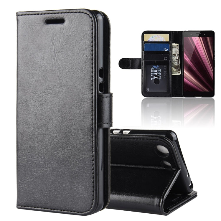 R64 Texture Single Fold Horizontal Flip Leather Case for Sony Xperia XZ4 Compact, with Holder & Wallet & Card Slots & Photo Frame