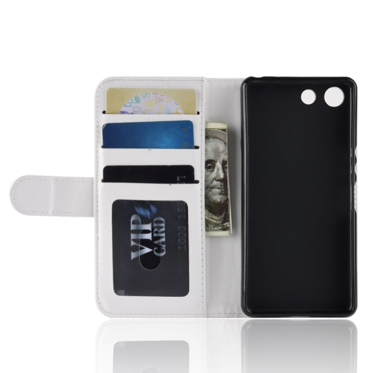 R64 Texture Single Fold Horizontal Flip Leather Case for Sony Xperia XZ4 Compact, with Holder & Wallet & Card Slots & Photo Frame