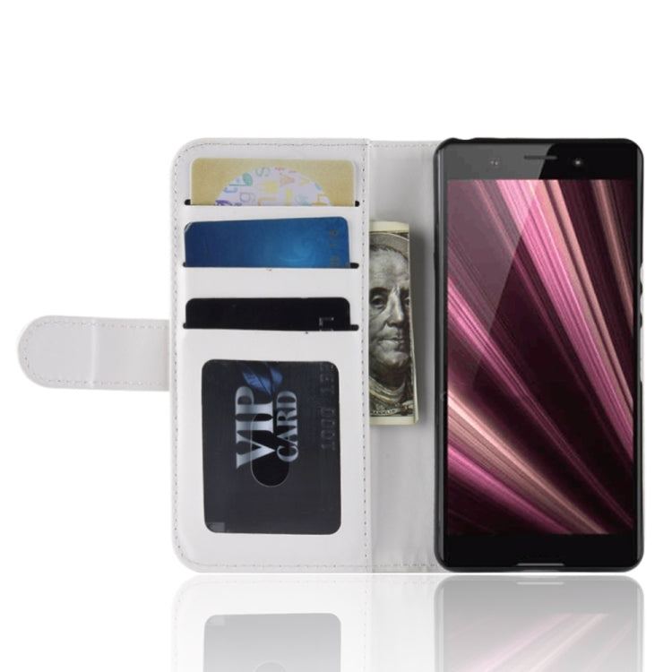 R64 Texture Single Fold Horizontal Flip Leather Case for Sony Xperia XZ4 Compact, with Holder & Wallet & Card Slots & Photo Frame