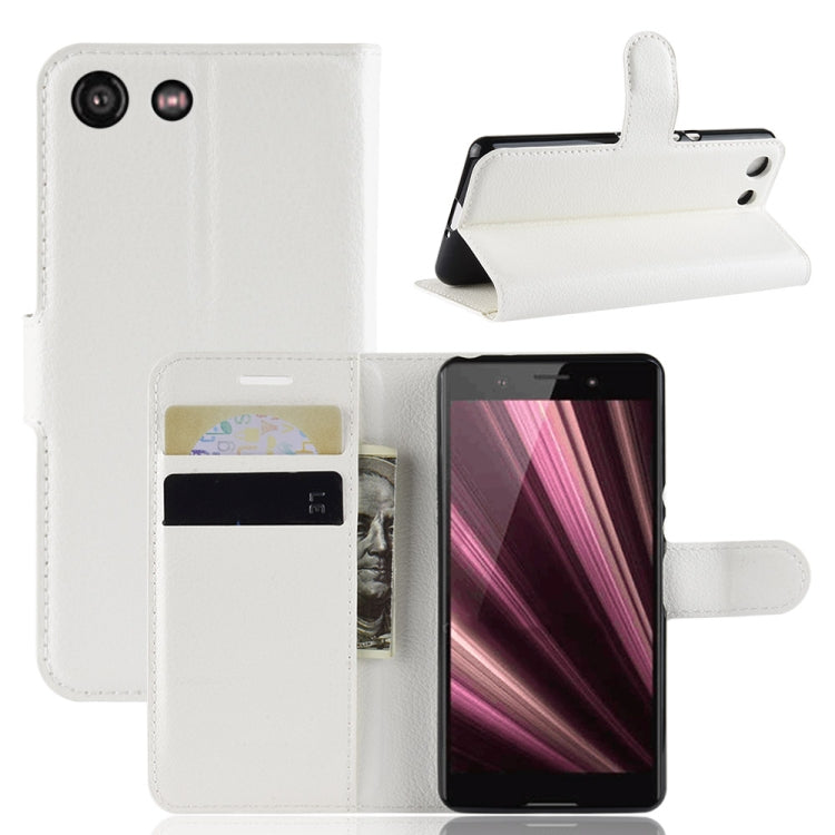 Litchi Texture Horizontal Flip Leather Case for Sony Xperia XZ4 Compact, with Wallet & Holder & Card Slots