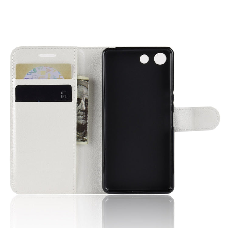 Litchi Texture Horizontal Flip Leather Case for Sony Xperia XZ4 Compact, with Wallet & Holder & Card Slots