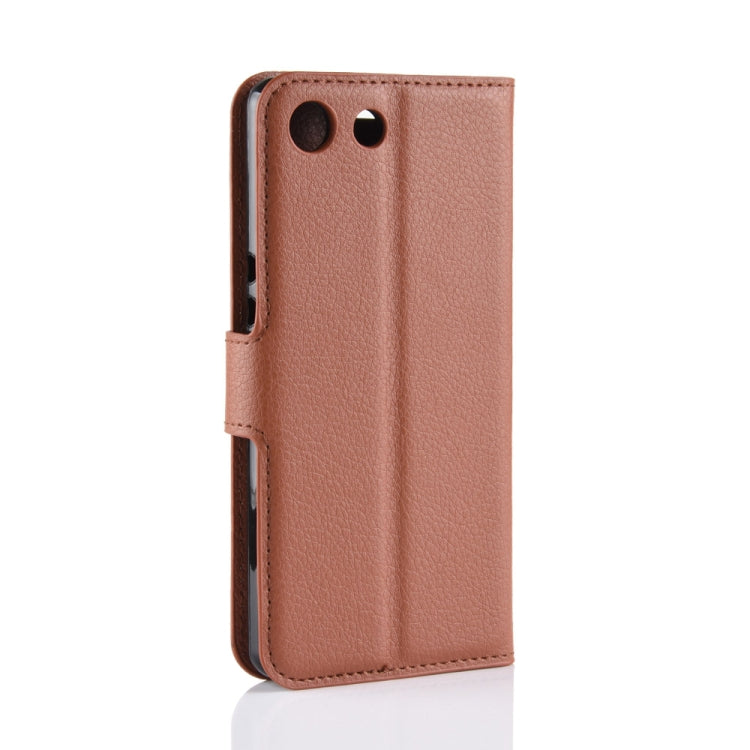 Litchi Texture Horizontal Flip Leather Case for Sony Xperia XZ4 Compact, with Wallet & Holder & Card Slots
