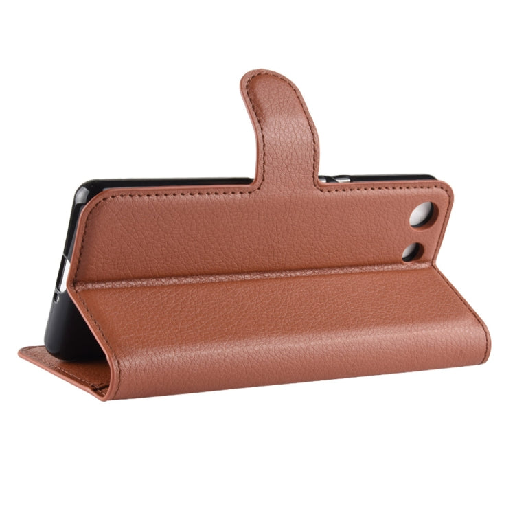 Litchi Texture Horizontal Flip Leather Case for Sony Xperia XZ4 Compact, with Wallet & Holder & Card Slots