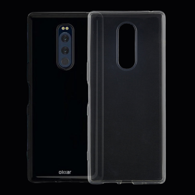 0.75mm Ultrathin Transparent TPU Soft Protective Case for Sony Xperia XZ4
