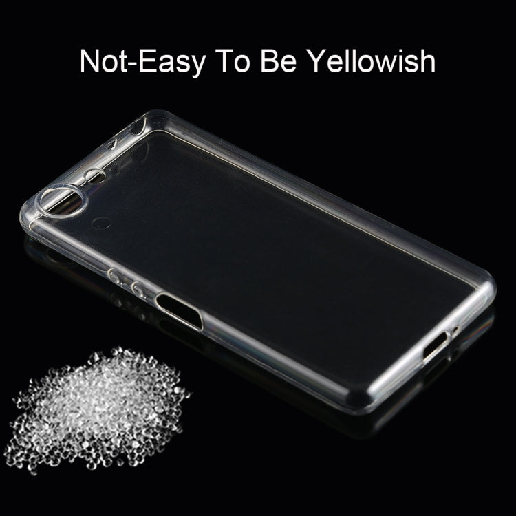 0.75mm Ultrathin Transparent TPU Soft Protective Case for Sony Xperia XZ4 Compact