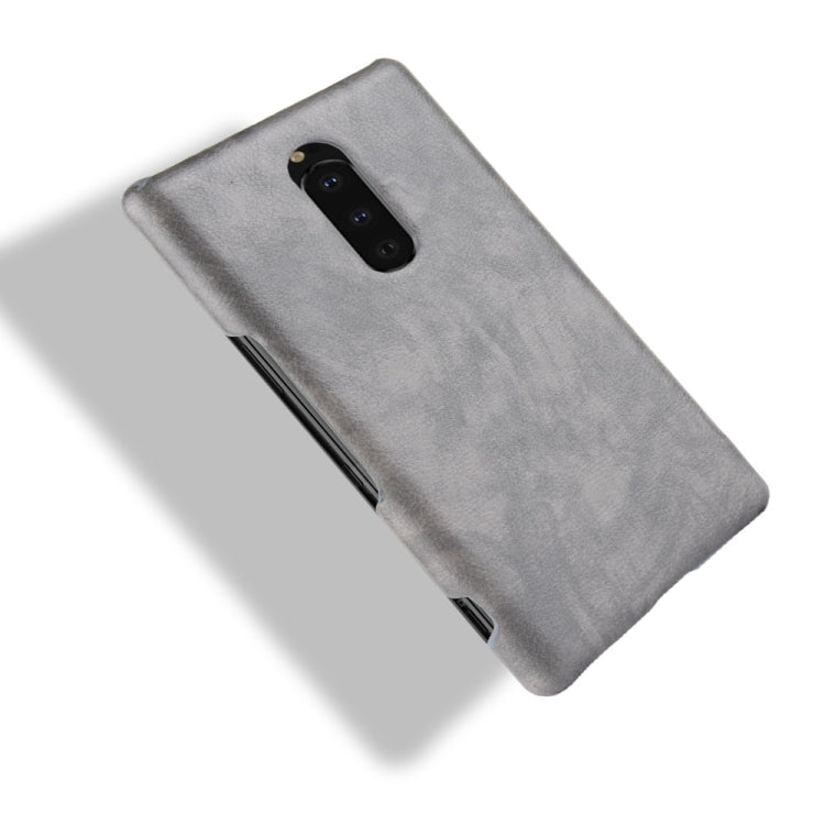 Shockproof Litchi Texture PC + PU Case for Sony Xperia 1