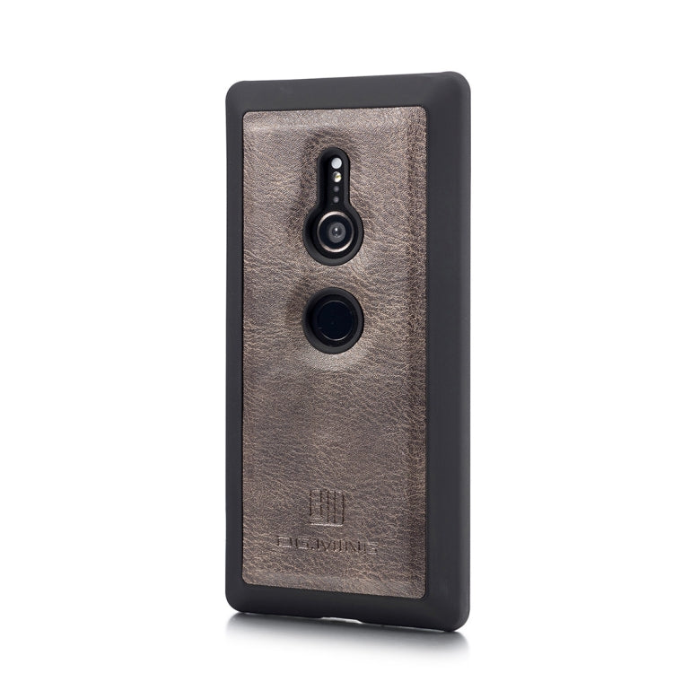 Crazy Horse Texture Flip Detachable Magnetic Leather Case for Sony Xperia XZ2, with Holder & Card Slots & Wallet