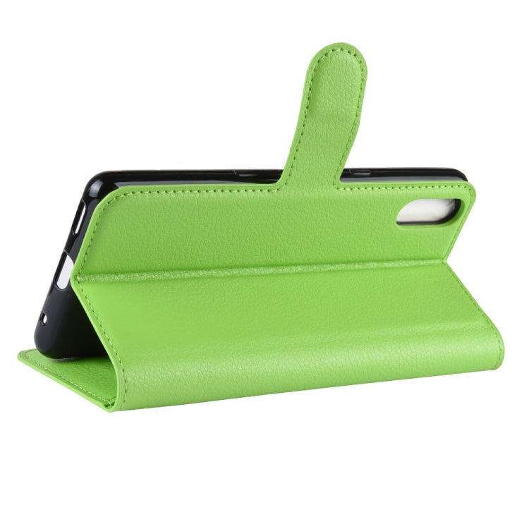 Litchi Texture Horizontal Flip Leather Case for Sony Xperia L3, with Wallet & Holder & Card Slots