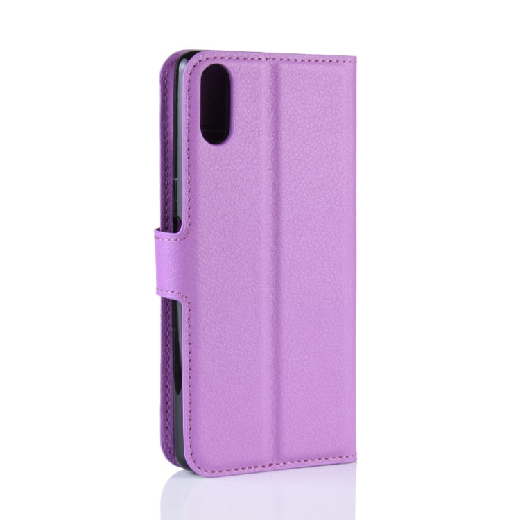 Litchi Texture Horizontal Flip Leather Case for Sony Xperia L3, with Wallet & Holder & Card Slots