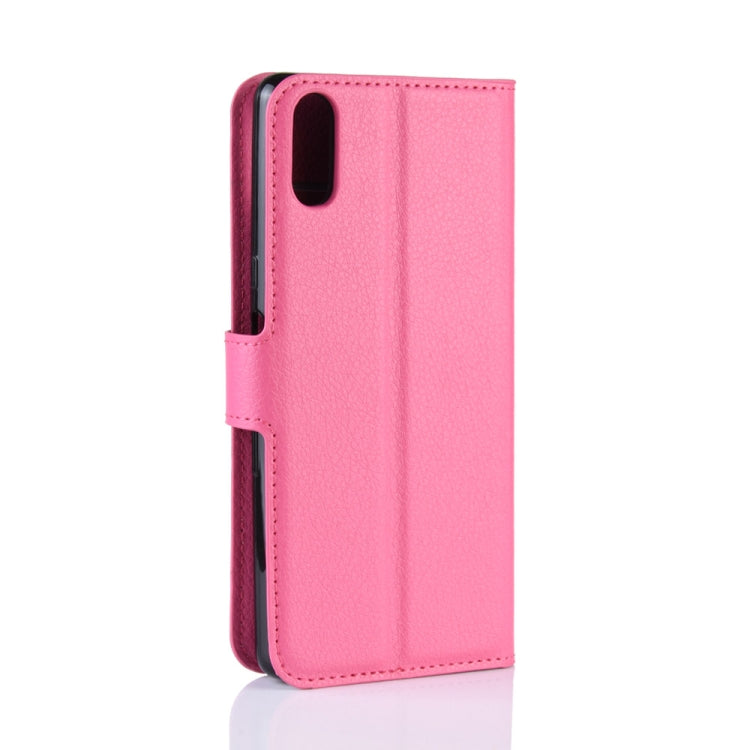 Litchi Texture Horizontal Flip Leather Case for Sony Xperia L3, with Wallet & Holder & Card Slots
