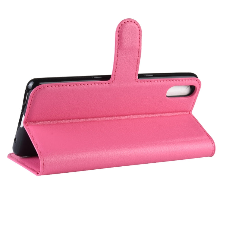 Litchi Texture Horizontal Flip Leather Case for Sony Xperia L3, with Wallet & Holder & Card Slots