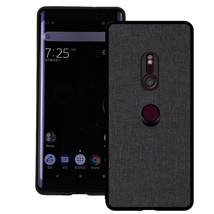 Shockproof Cloth Texture PC+ TPU Protective Case for Sony Xperia XZ3