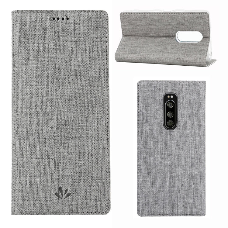 ViLi Texture PU Leather Case for SONY Xperia 1 / Sony Xperia XZ4 ,with Holder & Card Slots & Wallet