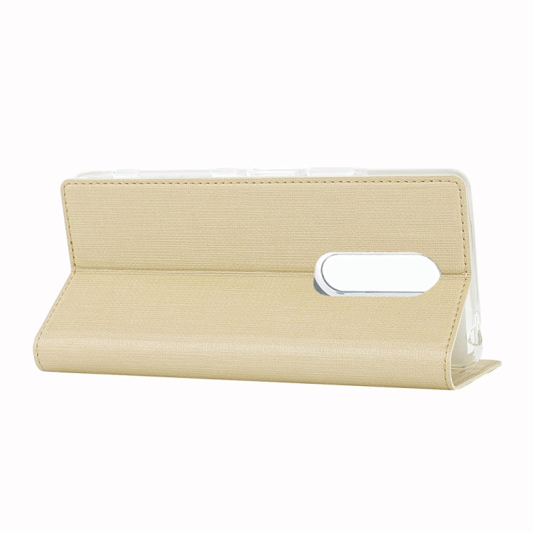 ViLi Texture PU Leather Case for SONY Xperia 1 / Sony Xperia XZ4 ,with Holder & Card Slots & Wallet