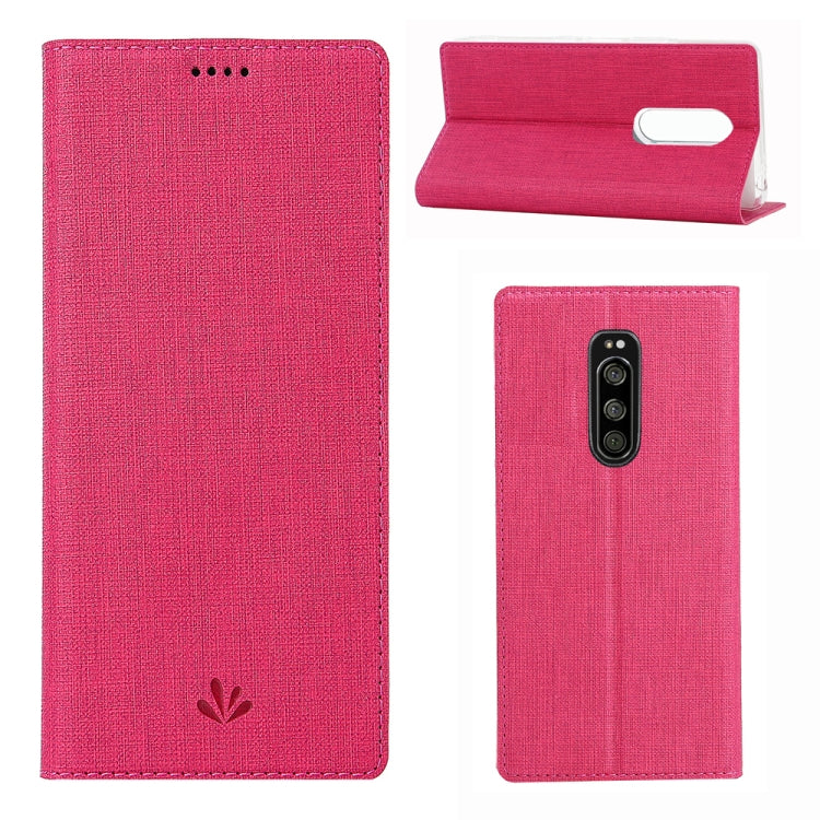 ViLi Texture PU Leather Case for SONY Xperia 1 / Sony Xperia XZ4 ,with Holder & Card Slots & Wallet