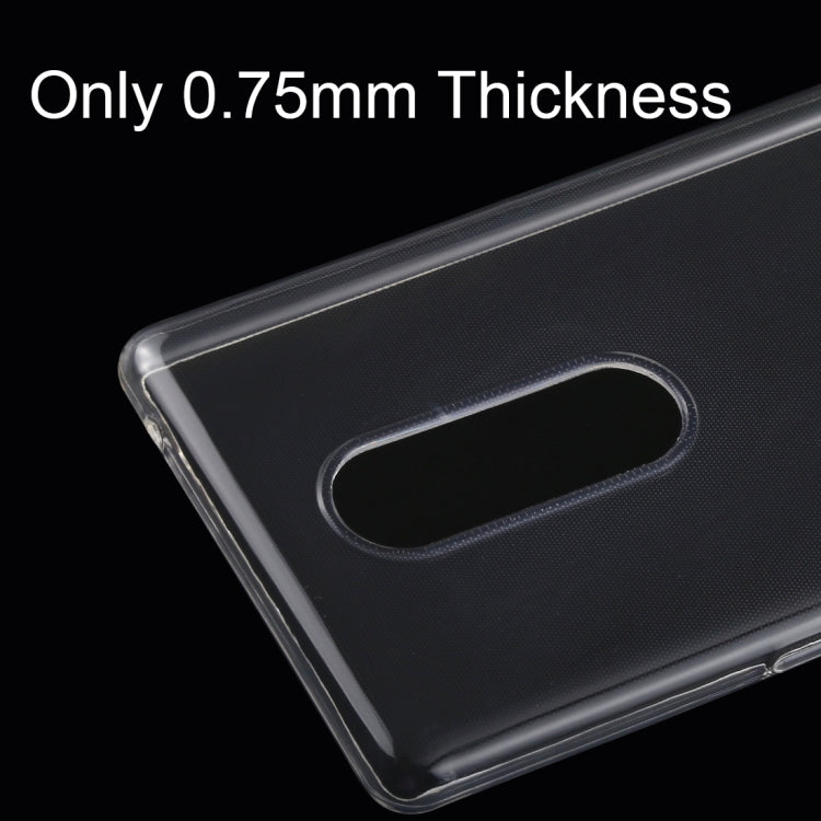 50 PCS 0.75mm Ultrathin Transparent TPU Soft Protective Case for Sony Xperia 1 / Xperia XZ4