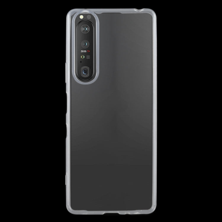 For Sony Xperia 1 III 0.75mm Ultra-thin Transparent TPU Soft Protective Case (Transparent)