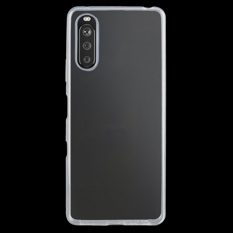 For Sony Xperia 10 III 0.75mm Ultra-thin Transparent TPU Soft Protective Case (Transparent)