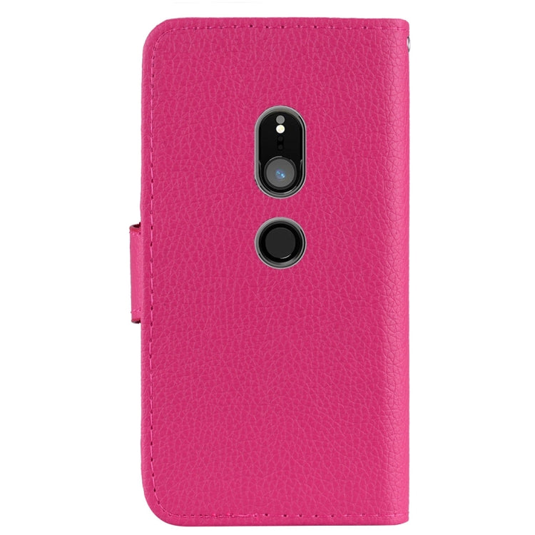 Litchi Texture Horizontal Flip Leather Case for Sony Xperia XZ2 , with Wallet & Holder & Card Slots & Lanyard