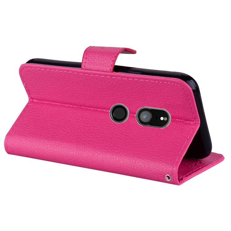 Litchi Texture Horizontal Flip Leather Case for Sony Xperia XZ2 , with Wallet & Holder & Card Slots & Lanyard