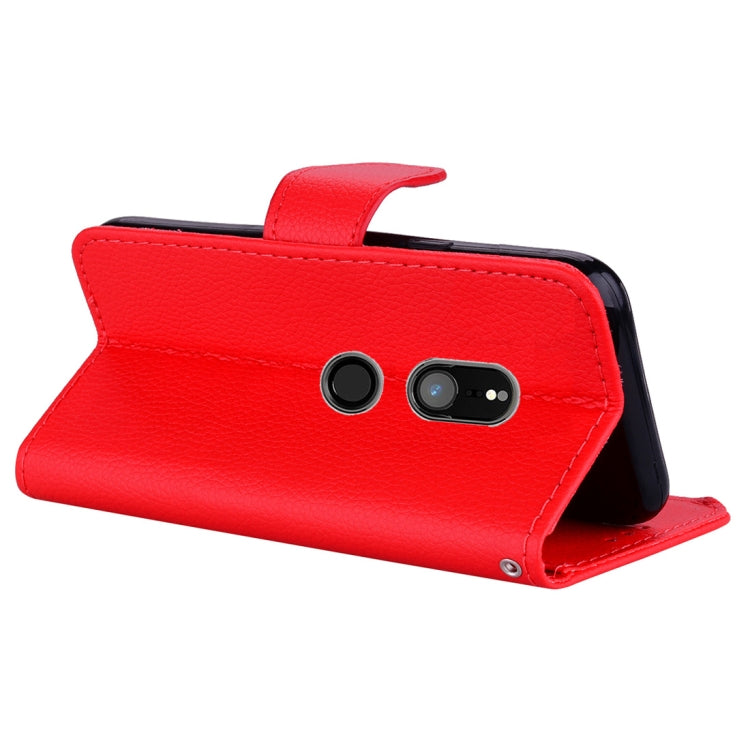 Litchi Texture Horizontal Flip Leather Case for Sony Xperia XZ2 , with Wallet & Holder & Card Slots & Lanyard