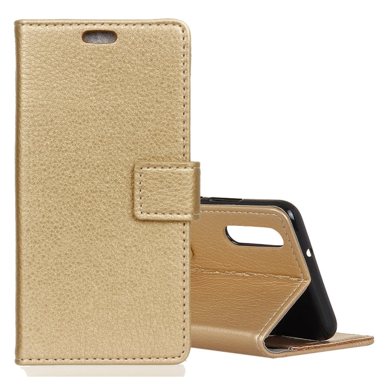 Litchi Texture Horizontal Flip Leather Case for Sony Xperia L3, with Holder & Card Slots & Photo Frame