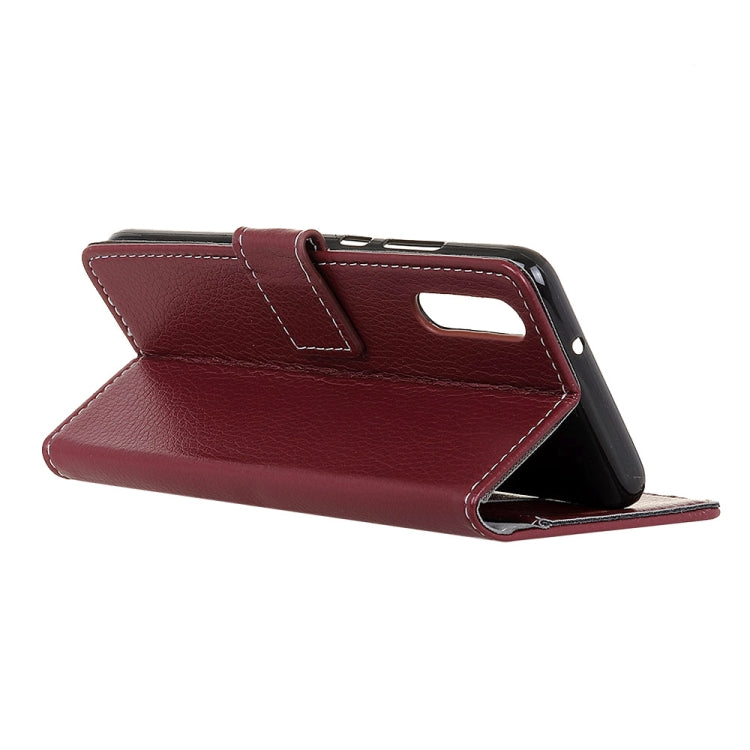 Litchi Texture Horizontal Flip Leather Case for Sony Xperia L3, with Holder & Card Slots & Photo Frame