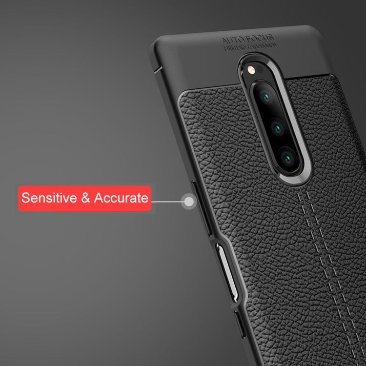 Litchi Texture TPU Shockproof Case for Sony Xperia XZ4 / Xperia 1