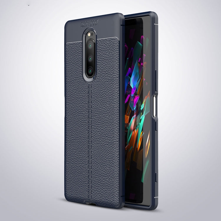 Litchi Texture TPU Shockproof Case for Sony Xperia XZ4 / Xperia 1