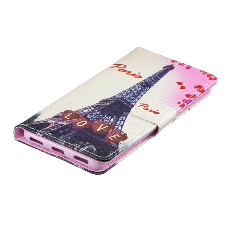 Love Tower Pattern Horizontal Flip Leather Case for Sony Xperia L3, with Holder & Card Slots & Wallet