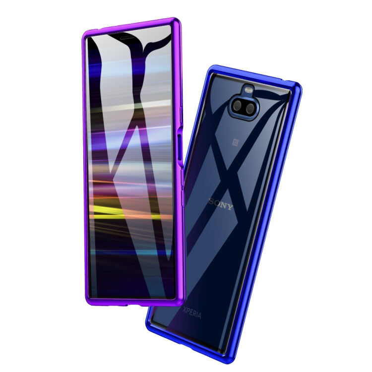Arc Series Metal Frame + Tempered Glass Cover Case for Sony Xperia 10