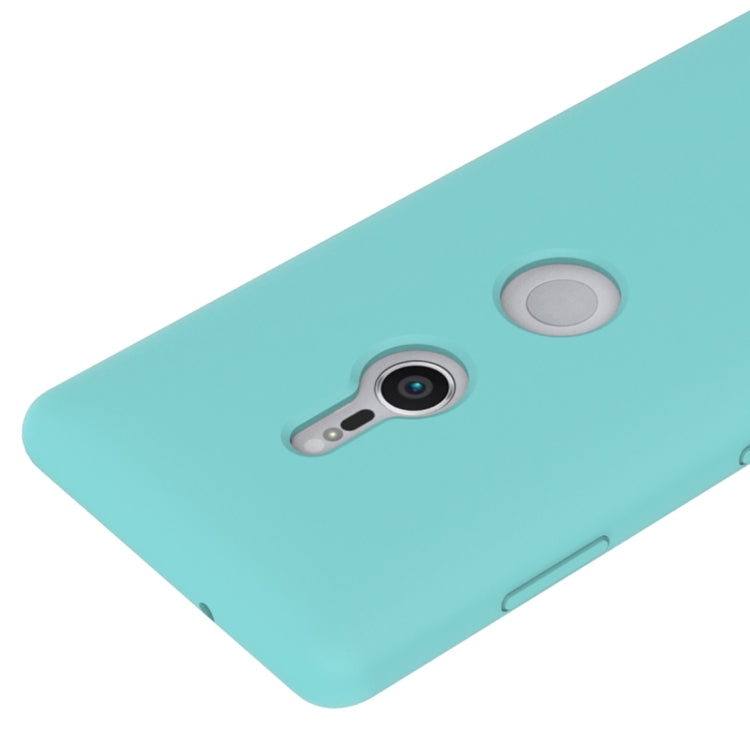 Solid Color Liquid Silicone Dropproof Protective Case for Sony Xperia XZ3