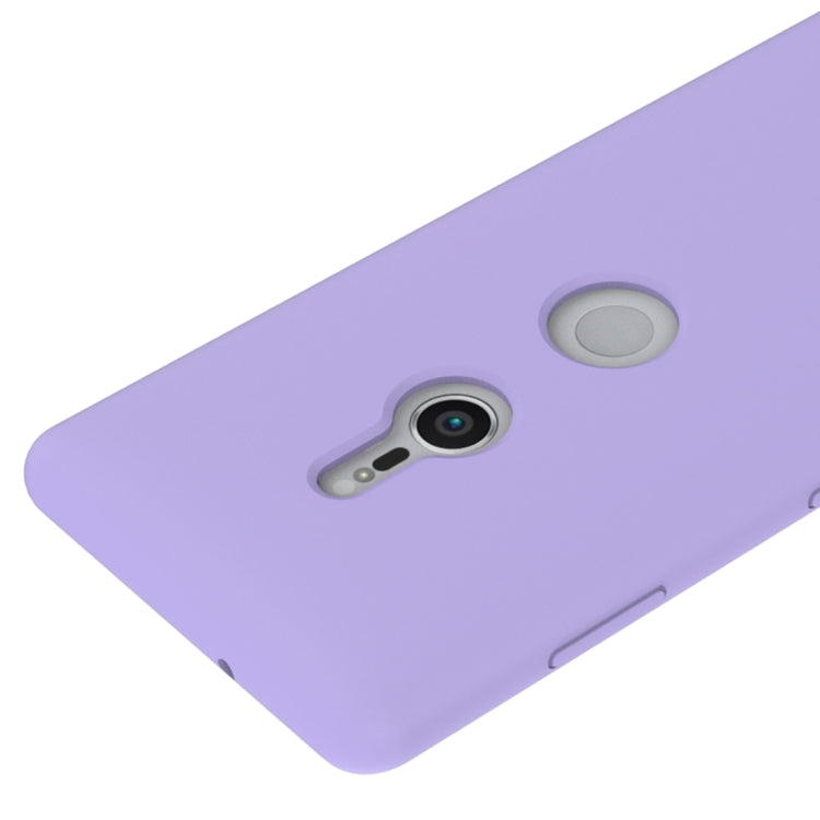 Solid Color Liquid Silicone Dropproof Protective Case for Sony Xperia XZ3