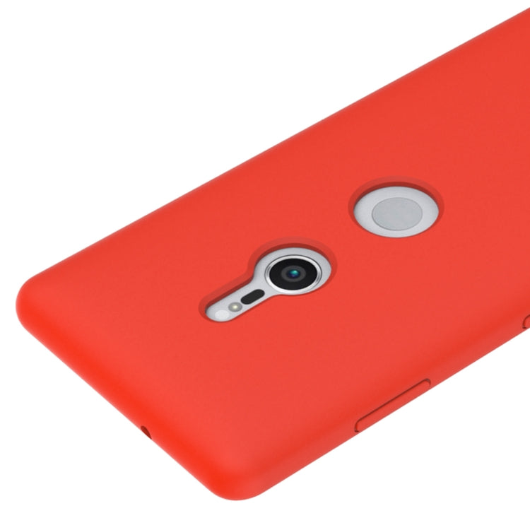 Solid Color Liquid Silicone Dropproof Protective Case for Sony Xperia XZ3