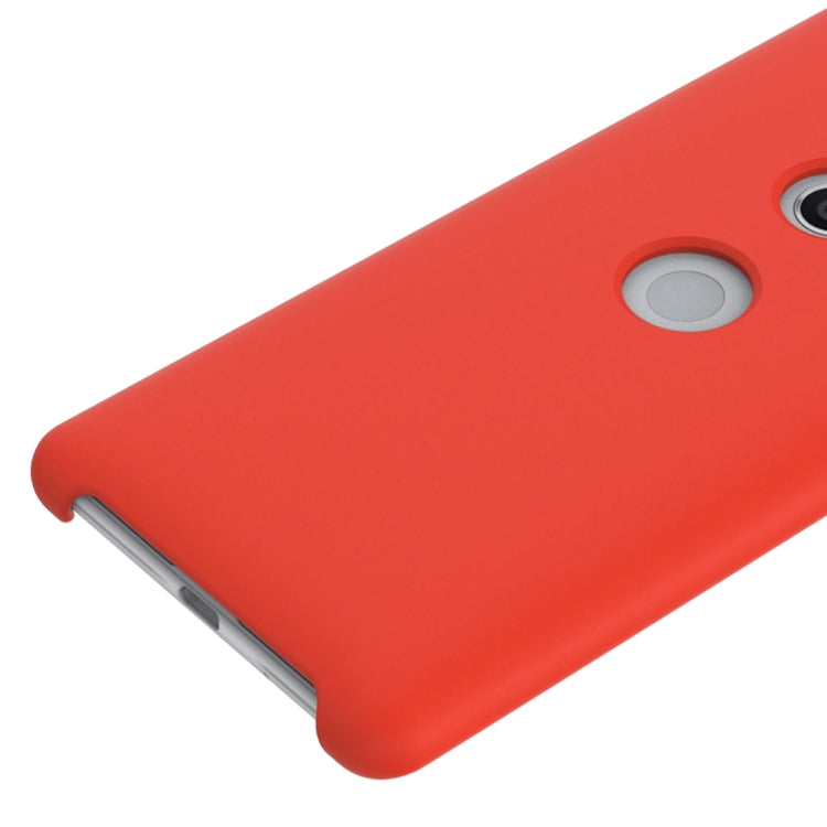 Solid Color Liquid Silicone Dropproof Protective Case for Sony Xperia XZ3