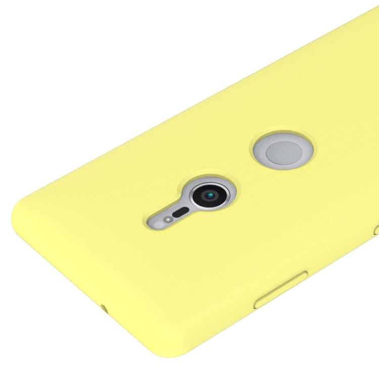 Solid Color Liquid Silicone Dropproof Protective Case for Sony Xperia XZ3